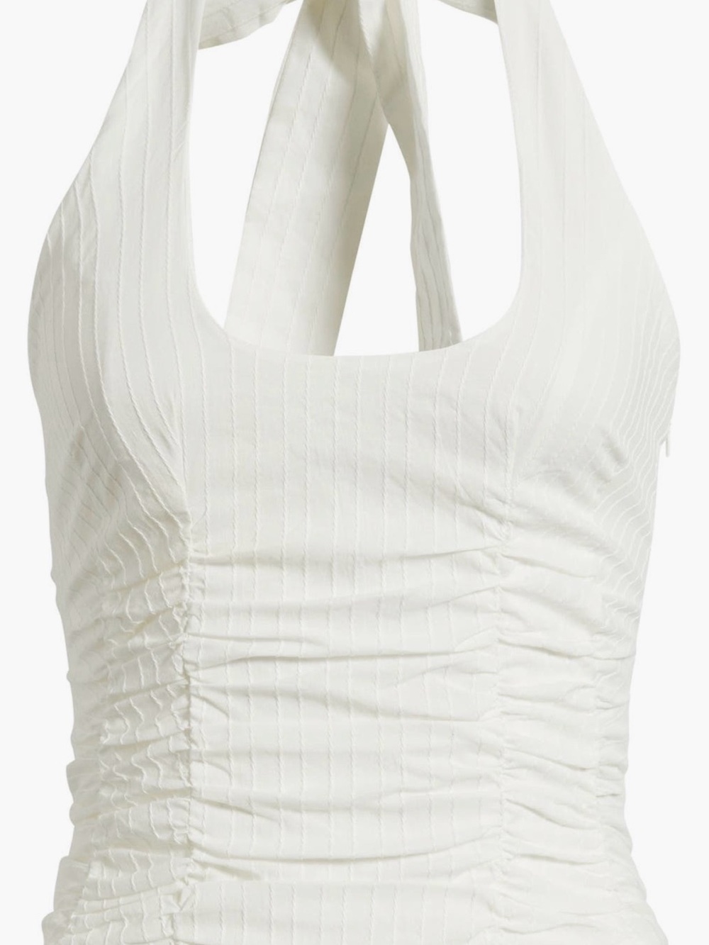 Princess Polly White Natilya Halter Cotton Top